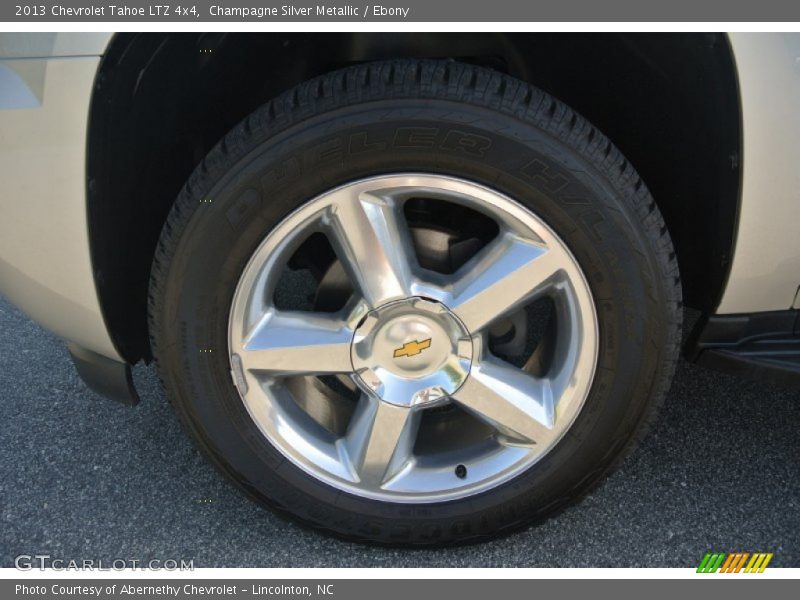 Champagne Silver Metallic / Ebony 2013 Chevrolet Tahoe LTZ 4x4