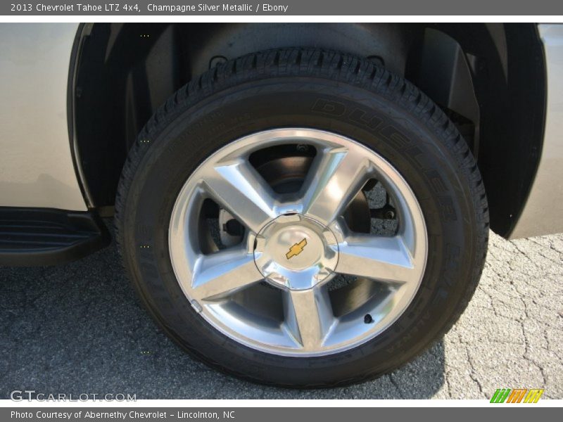 Champagne Silver Metallic / Ebony 2013 Chevrolet Tahoe LTZ 4x4