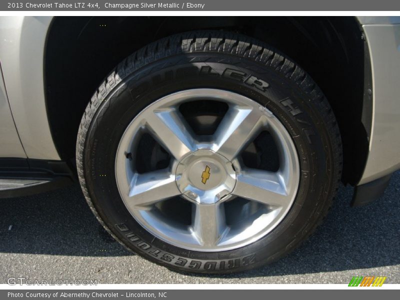 Champagne Silver Metallic / Ebony 2013 Chevrolet Tahoe LTZ 4x4