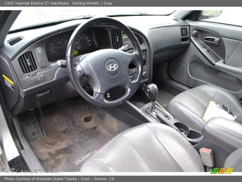 Sterling Metallic / Gray 2005 Hyundai Elantra GT Hatchback