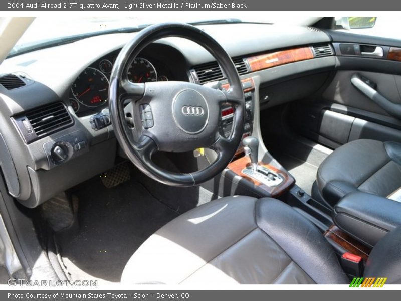 Light Silver Metallic / Platinum/Saber Black 2004 Audi Allroad 2.7T quattro Avant