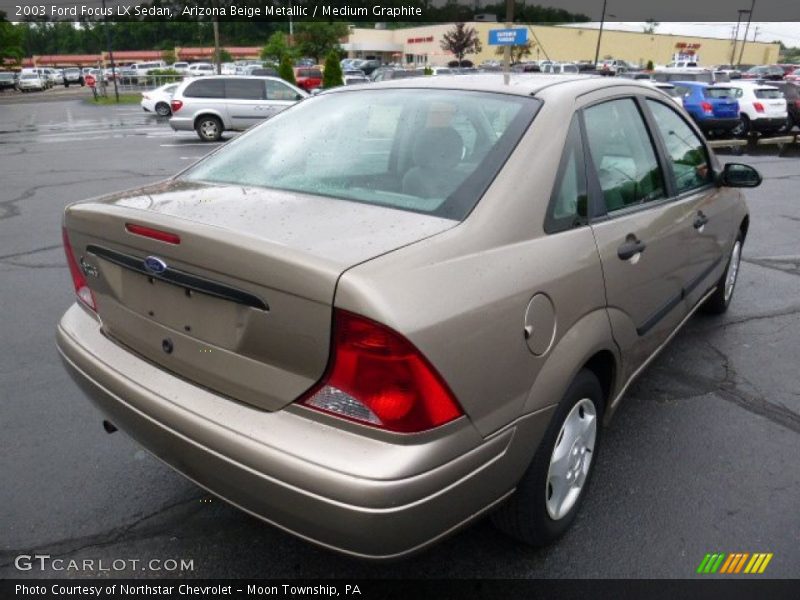 Arizona Beige Metallic / Medium Graphite 2003 Ford Focus LX Sedan