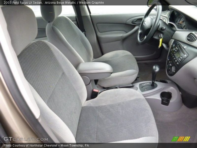 Arizona Beige Metallic / Medium Graphite 2003 Ford Focus LX Sedan