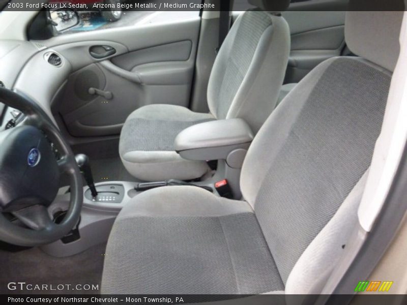 Arizona Beige Metallic / Medium Graphite 2003 Ford Focus LX Sedan