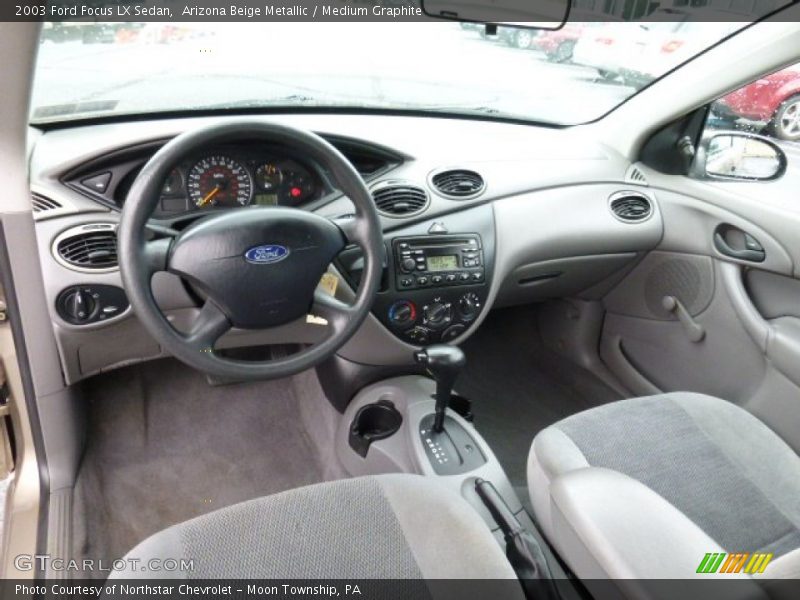 Arizona Beige Metallic / Medium Graphite 2003 Ford Focus LX Sedan