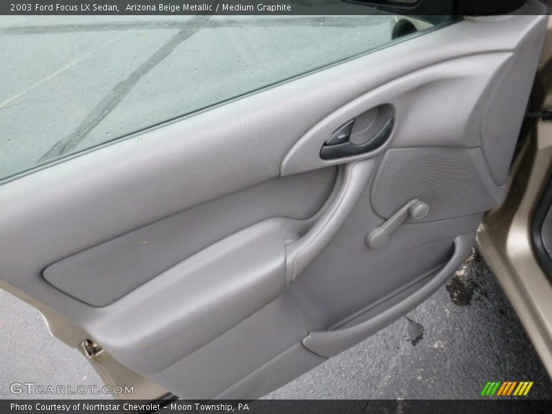 Arizona Beige Metallic / Medium Graphite 2003 Ford Focus LX Sedan