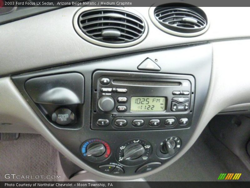 Arizona Beige Metallic / Medium Graphite 2003 Ford Focus LX Sedan