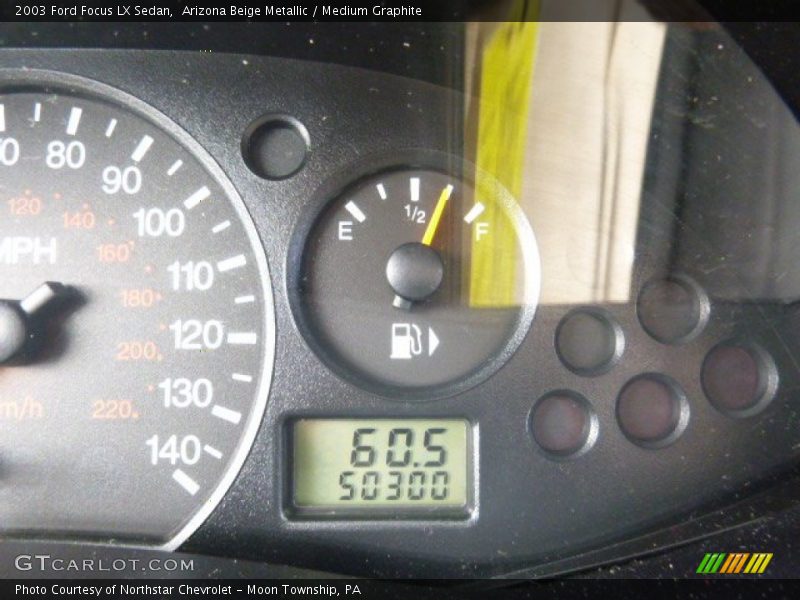 Arizona Beige Metallic / Medium Graphite 2003 Ford Focus LX Sedan