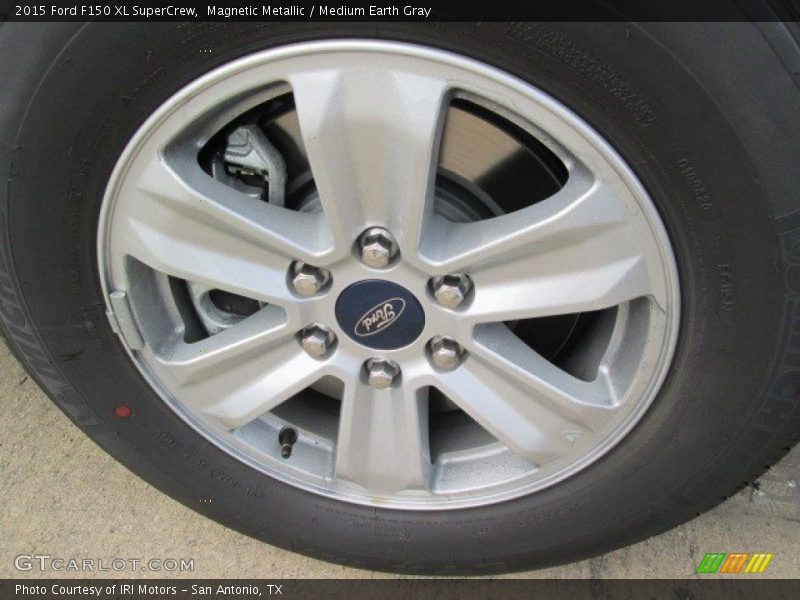 Magnetic Metallic / Medium Earth Gray 2015 Ford F150 XL SuperCrew