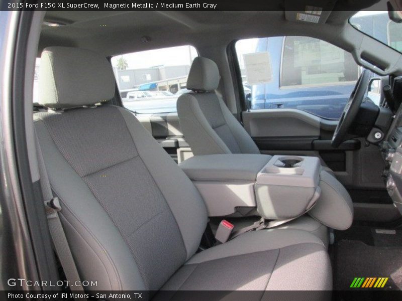 Magnetic Metallic / Medium Earth Gray 2015 Ford F150 XL SuperCrew