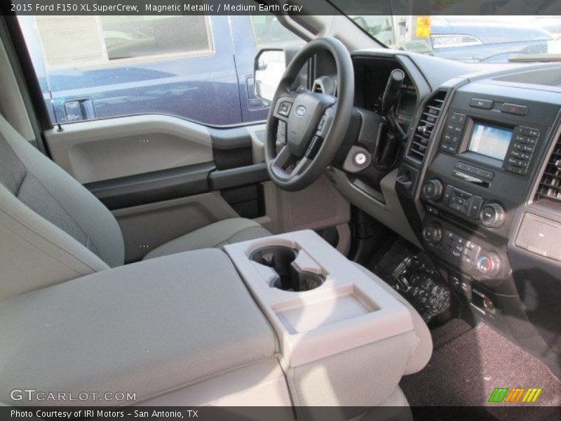 Magnetic Metallic / Medium Earth Gray 2015 Ford F150 XL SuperCrew