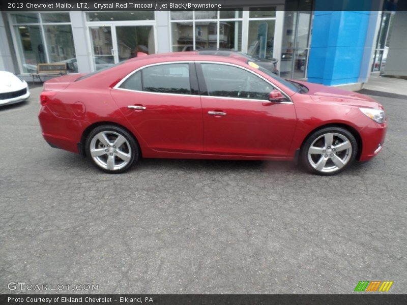 Crystal Red Tintcoat / Jet Black/Brownstone 2013 Chevrolet Malibu LTZ