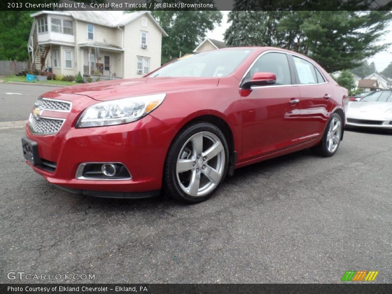 Crystal Red Tintcoat / Jet Black/Brownstone 2013 Chevrolet Malibu LTZ
