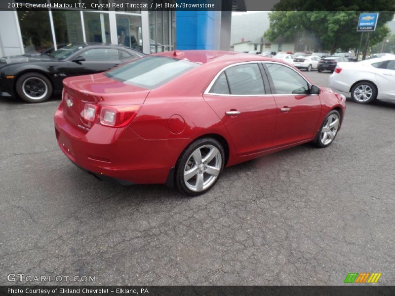Crystal Red Tintcoat / Jet Black/Brownstone 2013 Chevrolet Malibu LTZ