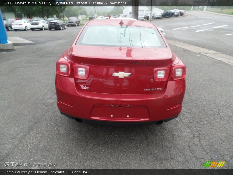 Crystal Red Tintcoat / Jet Black/Brownstone 2013 Chevrolet Malibu LTZ