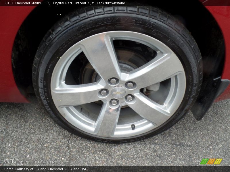 Crystal Red Tintcoat / Jet Black/Brownstone 2013 Chevrolet Malibu LTZ