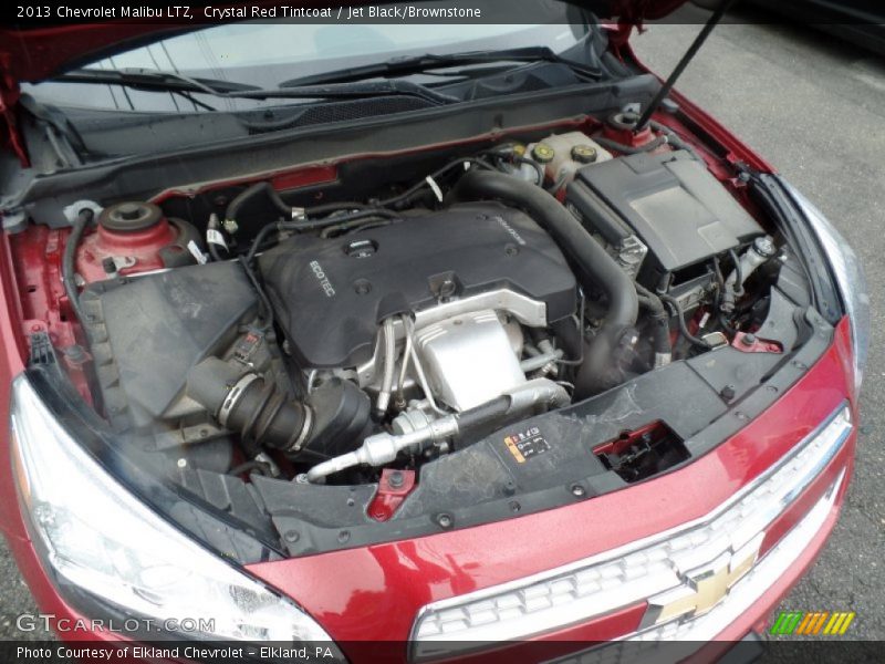 Crystal Red Tintcoat / Jet Black/Brownstone 2013 Chevrolet Malibu LTZ