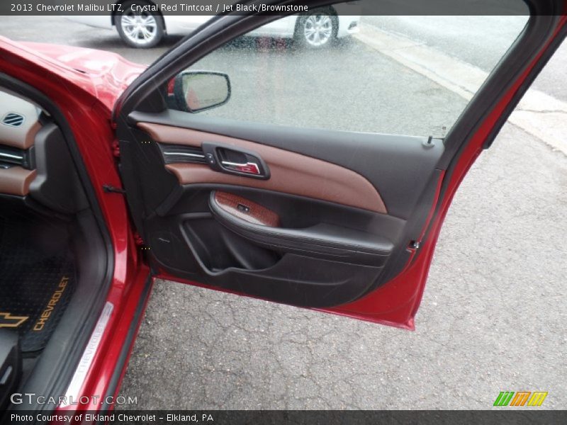 Crystal Red Tintcoat / Jet Black/Brownstone 2013 Chevrolet Malibu LTZ