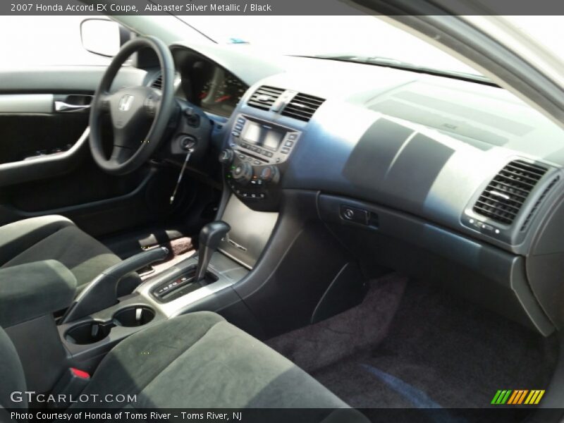 Alabaster Silver Metallic / Black 2007 Honda Accord EX Coupe