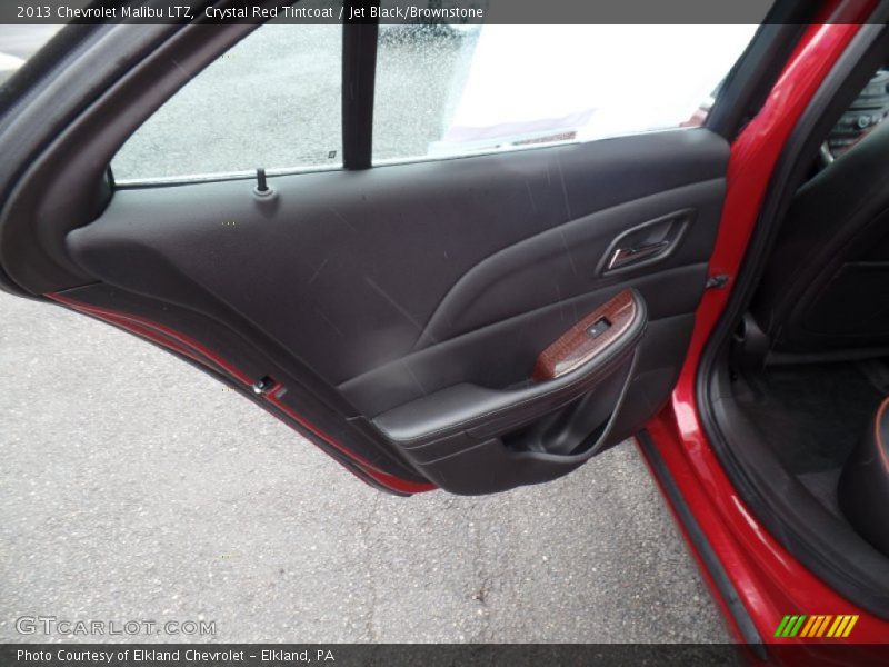 Crystal Red Tintcoat / Jet Black/Brownstone 2013 Chevrolet Malibu LTZ