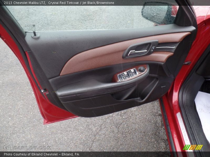 Crystal Red Tintcoat / Jet Black/Brownstone 2013 Chevrolet Malibu LTZ