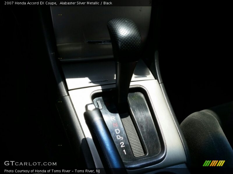 Alabaster Silver Metallic / Black 2007 Honda Accord EX Coupe