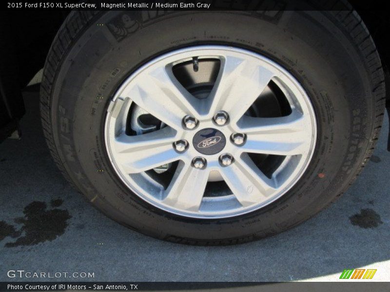Magnetic Metallic / Medium Earth Gray 2015 Ford F150 XL SuperCrew