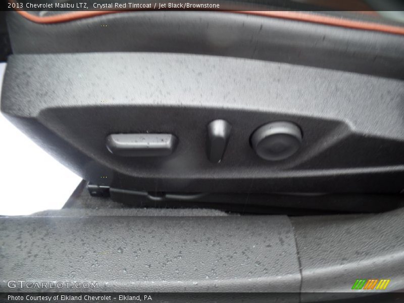 Crystal Red Tintcoat / Jet Black/Brownstone 2013 Chevrolet Malibu LTZ