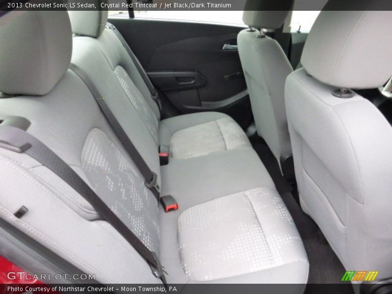 Crystal Red Tintcoat / Jet Black/Dark Titanium 2013 Chevrolet Sonic LS Sedan