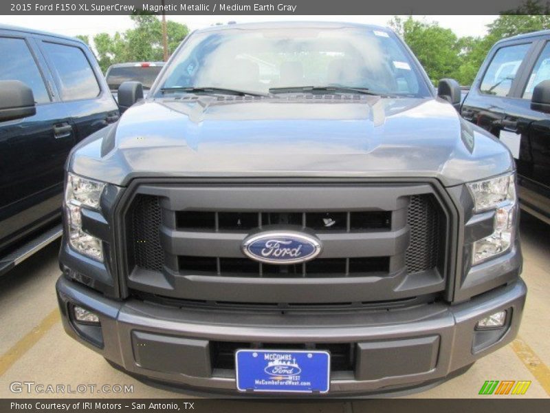 Magnetic Metallic / Medium Earth Gray 2015 Ford F150 XL SuperCrew