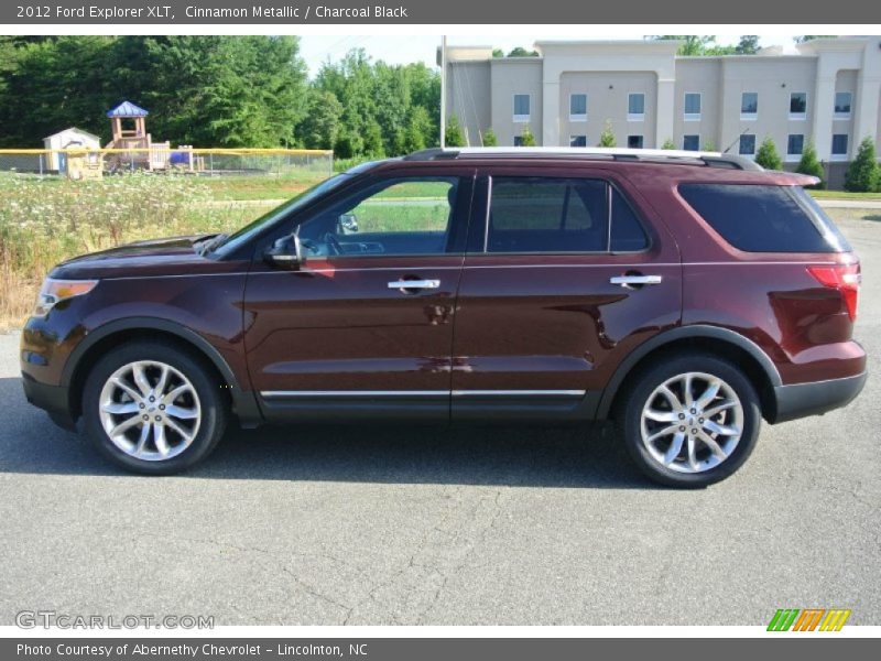 Cinnamon Metallic / Charcoal Black 2012 Ford Explorer XLT