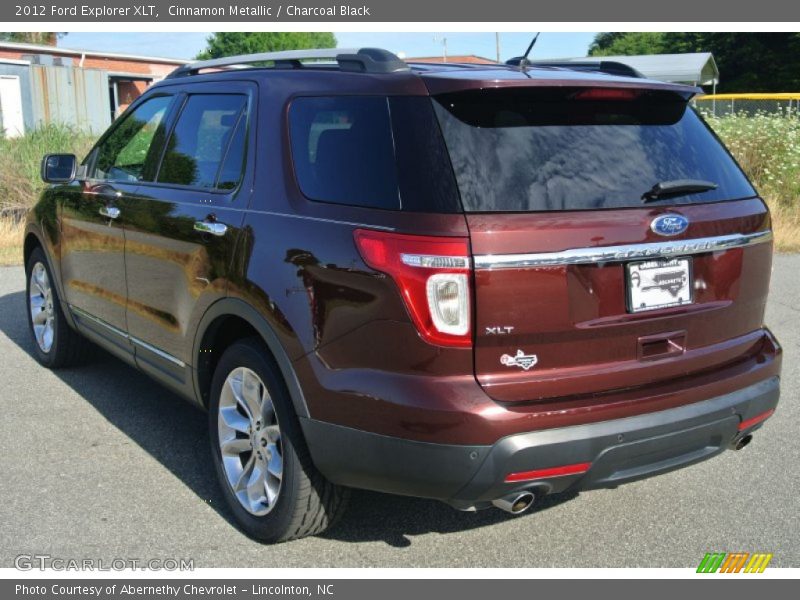 Cinnamon Metallic / Charcoal Black 2012 Ford Explorer XLT