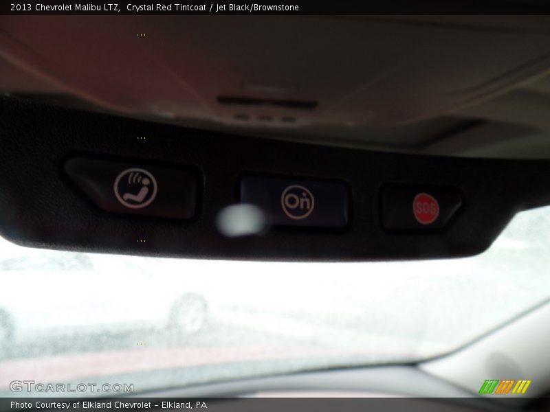 Crystal Red Tintcoat / Jet Black/Brownstone 2013 Chevrolet Malibu LTZ