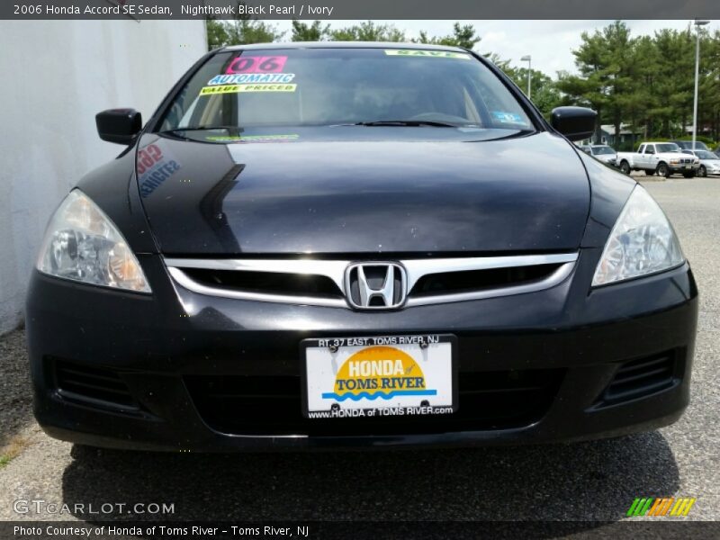 Nighthawk Black Pearl / Ivory 2006 Honda Accord SE Sedan