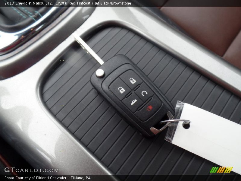 Crystal Red Tintcoat / Jet Black/Brownstone 2013 Chevrolet Malibu LTZ