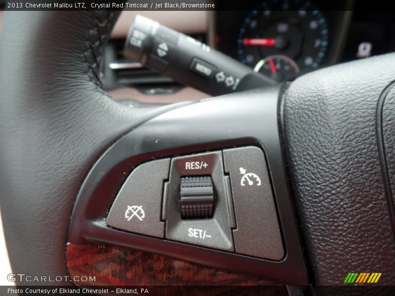 Crystal Red Tintcoat / Jet Black/Brownstone 2013 Chevrolet Malibu LTZ