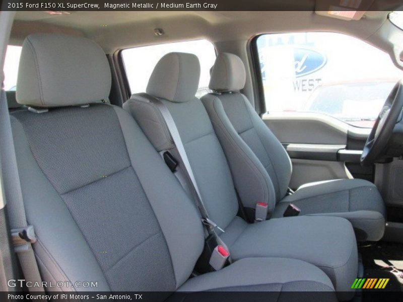 Magnetic Metallic / Medium Earth Gray 2015 Ford F150 XL SuperCrew