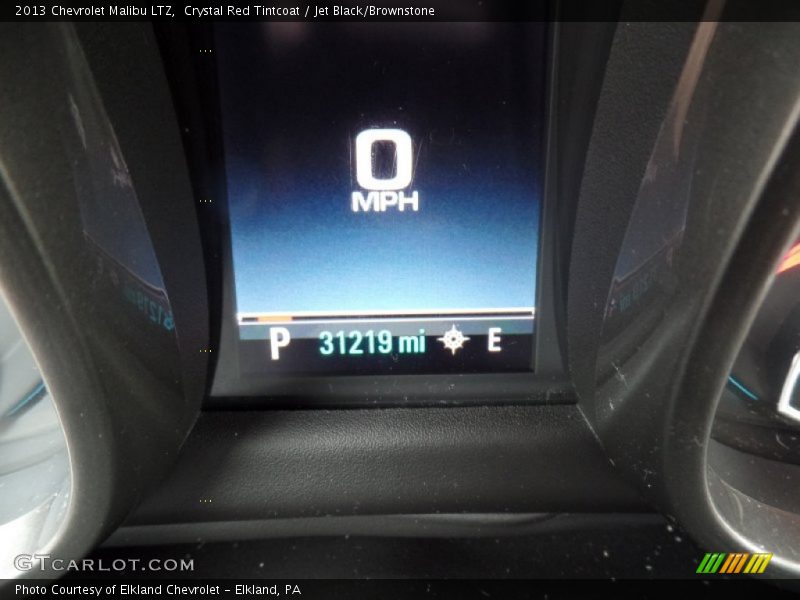 Crystal Red Tintcoat / Jet Black/Brownstone 2013 Chevrolet Malibu LTZ