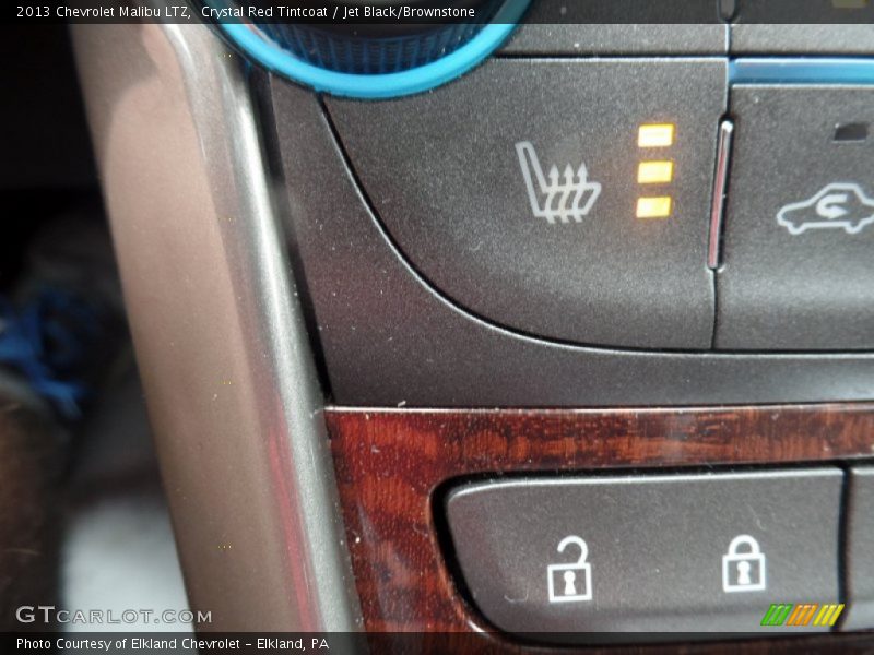 Crystal Red Tintcoat / Jet Black/Brownstone 2013 Chevrolet Malibu LTZ
