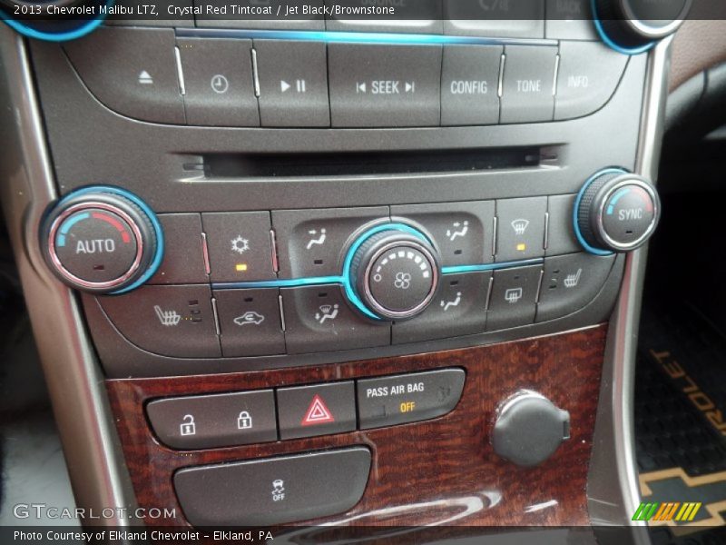 Crystal Red Tintcoat / Jet Black/Brownstone 2013 Chevrolet Malibu LTZ