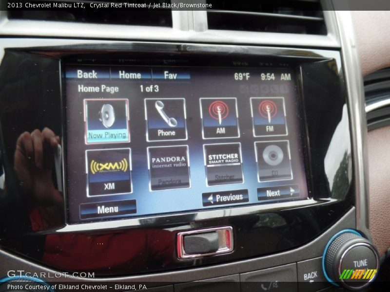 Crystal Red Tintcoat / Jet Black/Brownstone 2013 Chevrolet Malibu LTZ