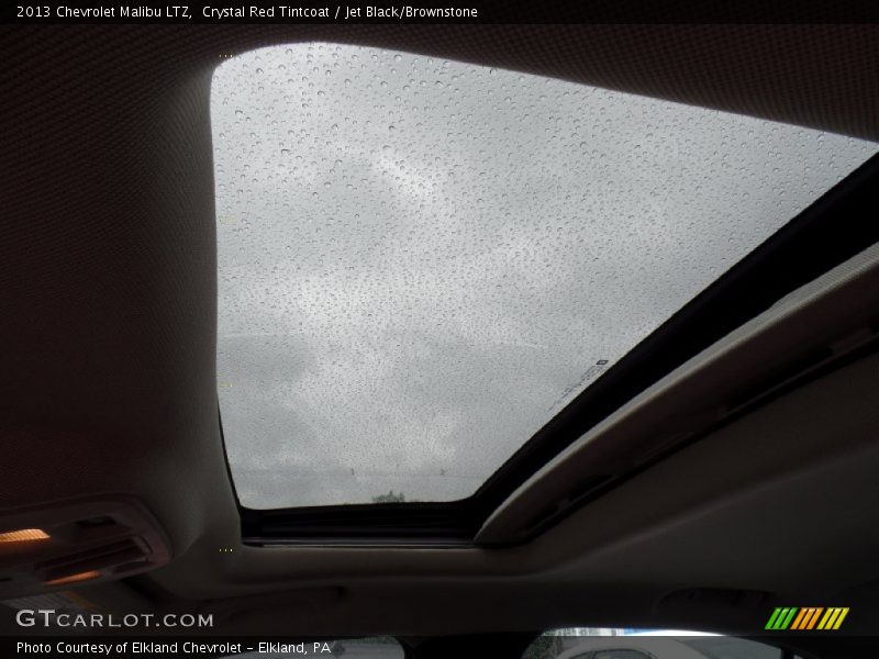 Crystal Red Tintcoat / Jet Black/Brownstone 2013 Chevrolet Malibu LTZ