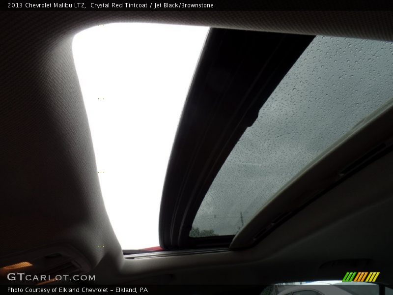 Crystal Red Tintcoat / Jet Black/Brownstone 2013 Chevrolet Malibu LTZ