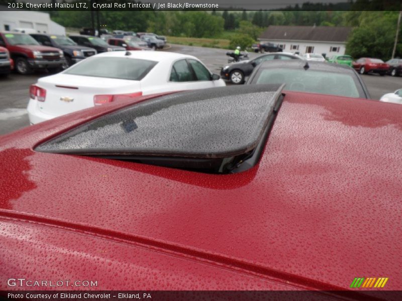 Crystal Red Tintcoat / Jet Black/Brownstone 2013 Chevrolet Malibu LTZ