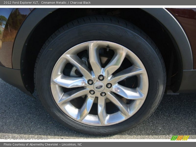 Cinnamon Metallic / Charcoal Black 2012 Ford Explorer XLT