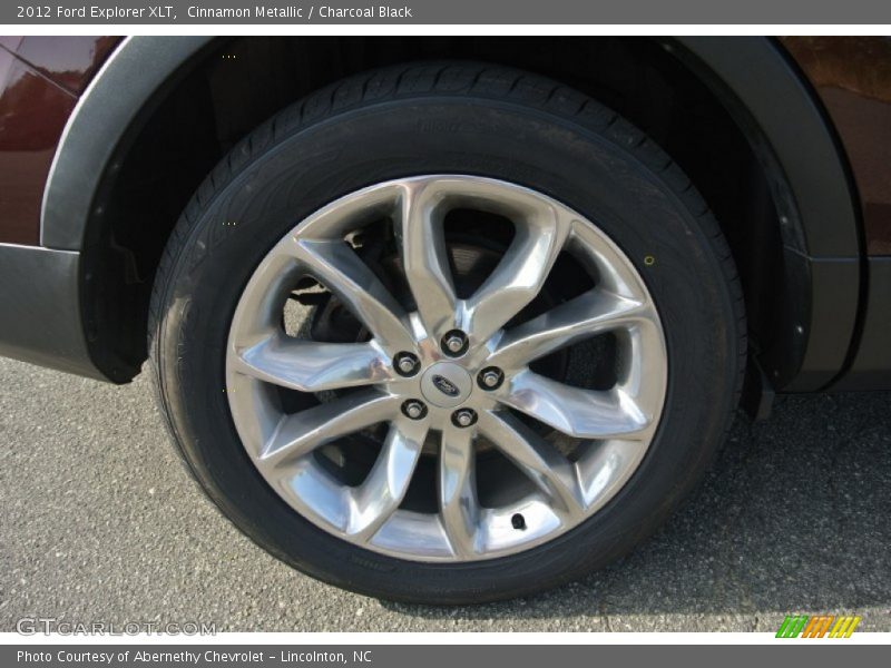 Cinnamon Metallic / Charcoal Black 2012 Ford Explorer XLT