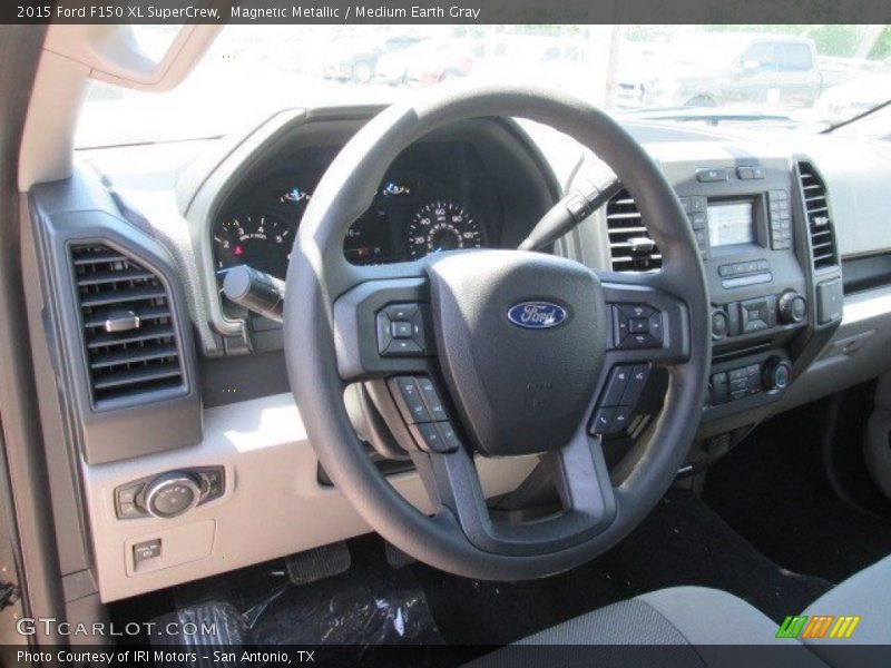 Magnetic Metallic / Medium Earth Gray 2015 Ford F150 XL SuperCrew