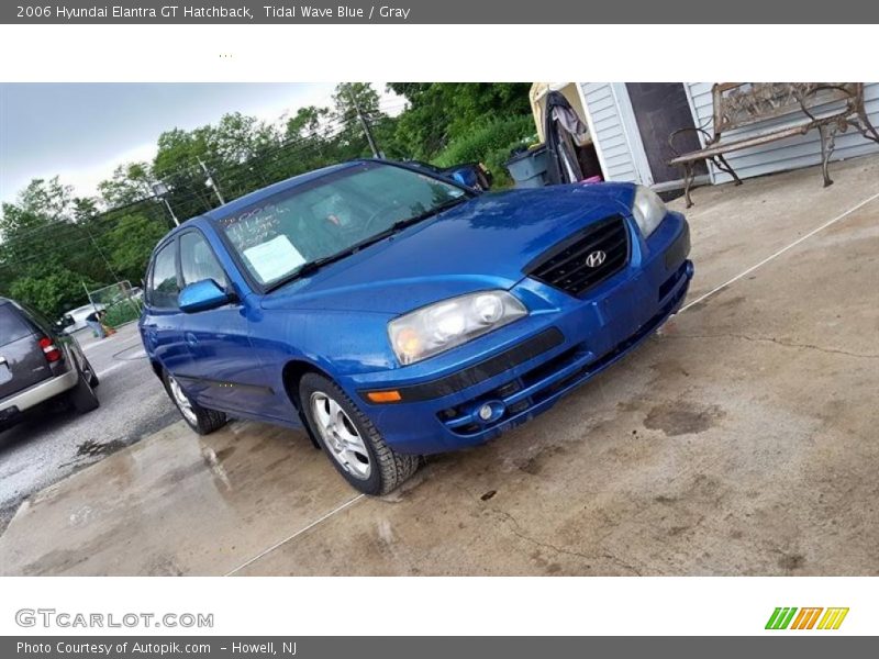 Tidal Wave Blue / Gray 2006 Hyundai Elantra GT Hatchback