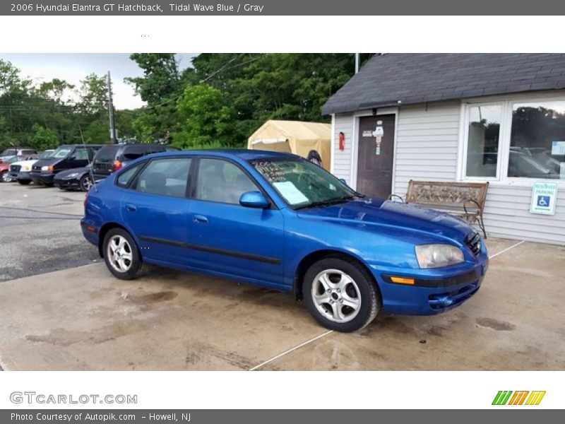 Tidal Wave Blue / Gray 2006 Hyundai Elantra GT Hatchback