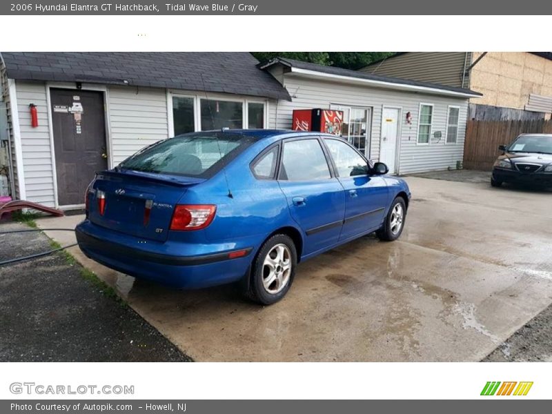 Tidal Wave Blue / Gray 2006 Hyundai Elantra GT Hatchback